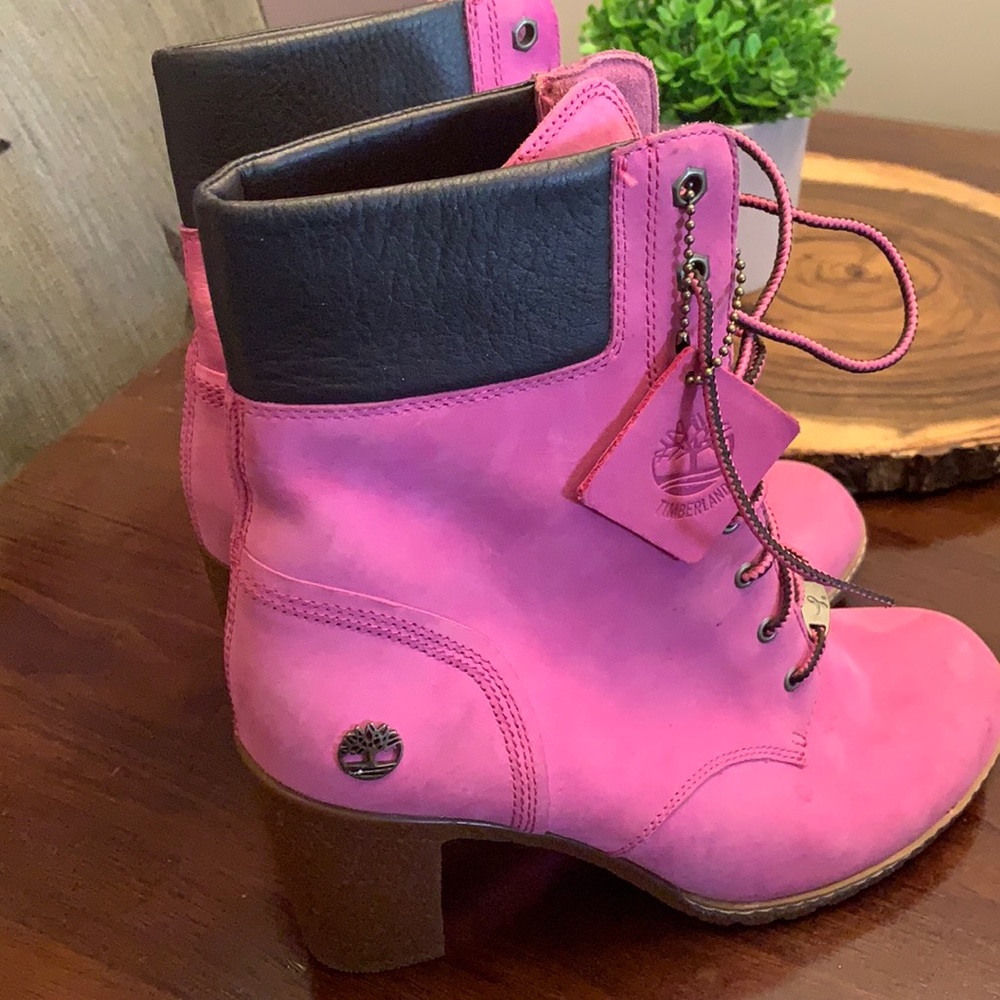 Rose Timberland Boots